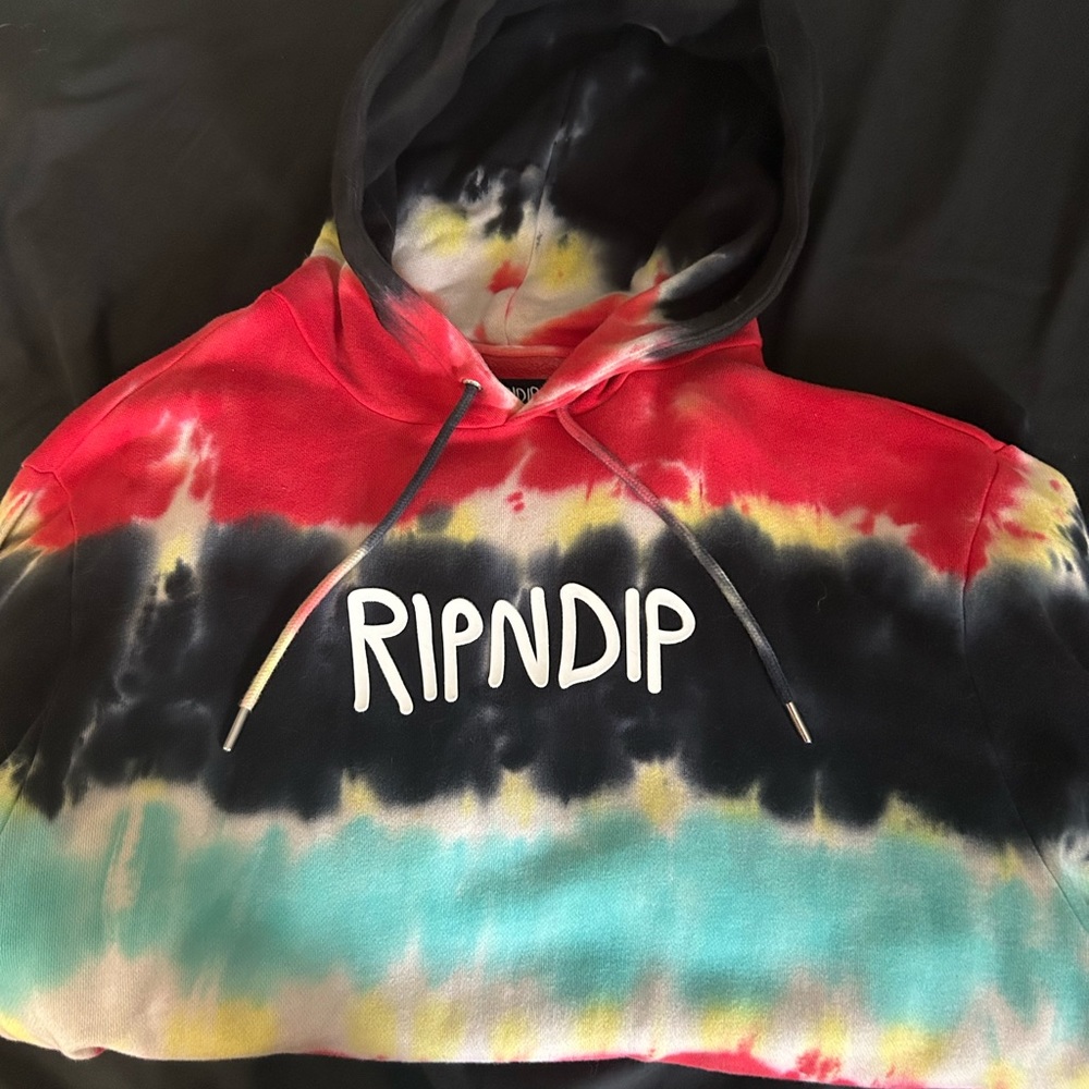 RipNDip rubber logo hoodie